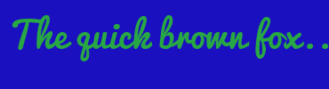 Image with Font Color 28A745 and Background Color 1A10BF